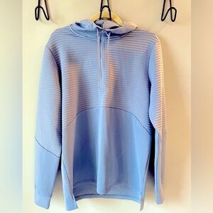 Apana light gray half zip lightweight sweatshirt size M